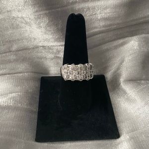 Sterling Silver Diamond Accent Ring